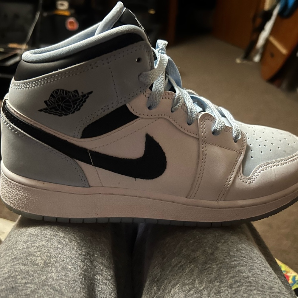 Ice blue Jordan 1’s